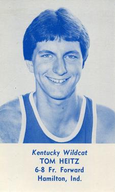 1979-80 Kentucky Wildcats Schedules #NNO Tom Heitz Front