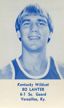 1979-80 Kentucky Wildcats Schedules #NNO Bo Lanter Front