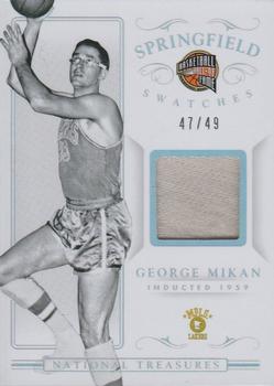 2014-15 Panini National Treasures - Springfield Swatches #SPS-GM George Mikan Front
