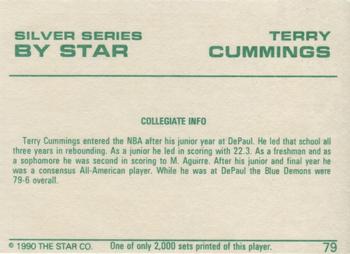 1990-91 Star Silver Series #79 Terry Cummings Back