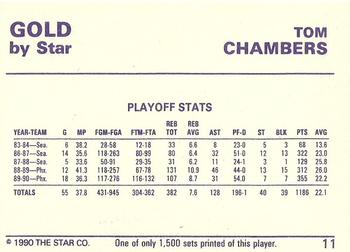 1990-91 Star Gold #11 Tom Chambers Back