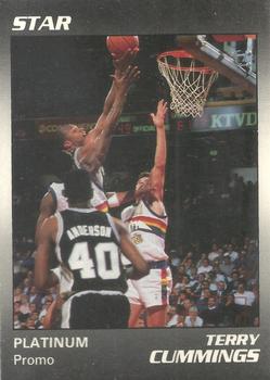 1990-91 Star Platinum #NNO Terry Cummings Front