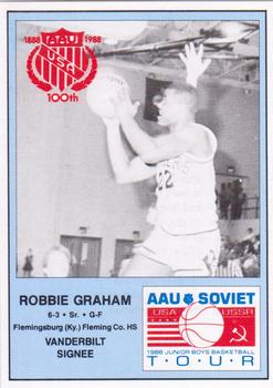 1988 Wildcat News AAU Soviet Tour #11 Robbie Graham Front