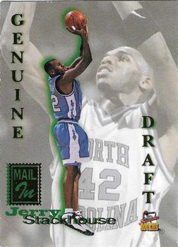 1996 Signature Rookies Premier - Genuine Draft #NNO Jerry Stackhouse Front