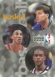 1997-98 Upper Deck NBA Stickers (European) #29 / 208 / 327 Mark Price / Scottie Pippen / Chris Webber Front