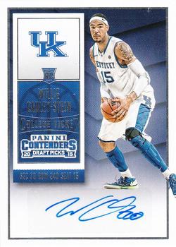 2015 Panini Contenders Draft Picks #150a Willie Cauley-Stein Front