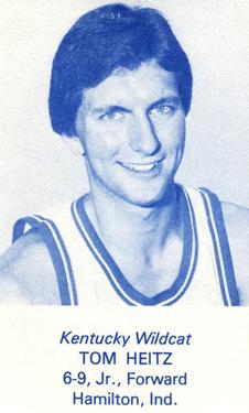 1982-83 Kentucky Wildcats Schedules #NNO Tom Heitz Front