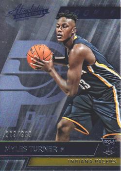 2015-16 Panini Absolute #182 Myles Turner Front