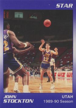 1990-91 Star John Stockton #6 John Stockton Front