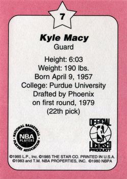 1997 1986 Star Chicago Bulls Arena (Unlicensed) #7 Kyle Macy Back