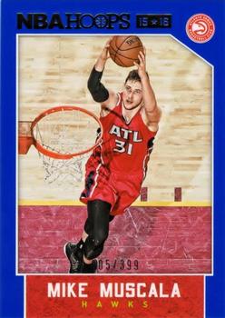 2015-16 Hoops - Blue #16 Mike Muscala Front