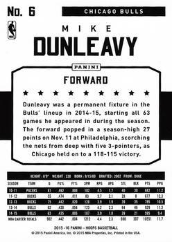 2015-16 Hoops - Silver #6 Mike Dunleavy Jr. Back