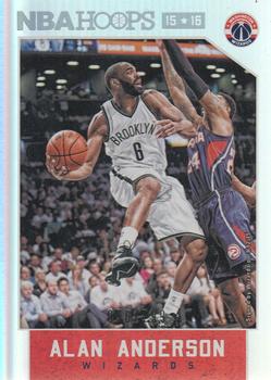 2015-16 Hoops - Silver #55 Alan Anderson Front