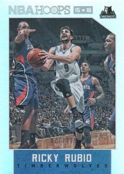 2015-16 Hoops - Silver #68 Ricky Rubio Front