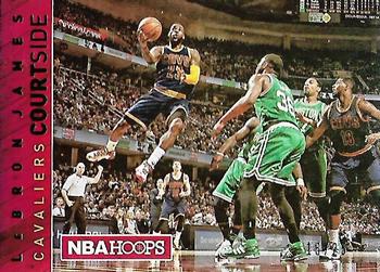 2015-16 Hoops - Courtside Green #2 LeBron James Front