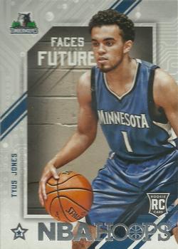 2015-16 Hoops - Faces of the Future #16 Tyus Jones Front