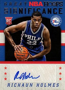 2015-16 Hoops - Great SIGnificance #GS-RHL Richaun Holmes Front