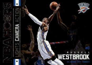 2015-16 Hoops - Lights...Camera...Action! #15 Russell Westbrook Front