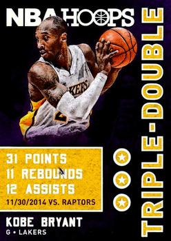 2015-16 Hoops - Triple-Double #5 Kobe Bryant Front
