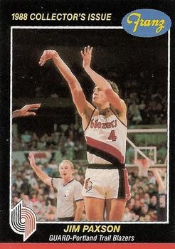 1987-88 Fleer Franz Portland Trail Blazers #8 Jim Paxson Front