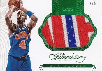 2014-15 Panini Flawless - Patches Emerald #PT-RHA Ron Harper Front