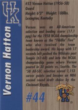 1999 AMA Kentucky Wildcats Legends #NNO Vernon Hatton Back
