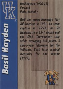 1999 AMA Kentucky Wildcats Legends #NNO Basil Hayden Back