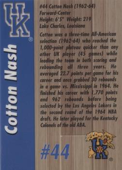 1999 AMA Kentucky Wildcats Legends #NNO Cotton Nash Back