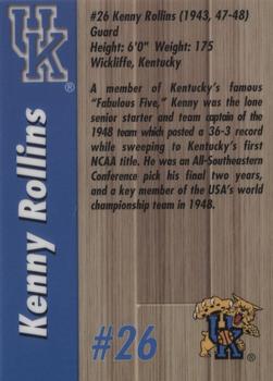 1999 AMA Kentucky Wildcats Legends #NNO Kenny Rollins Back