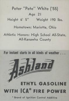 1955 Ashland / Aetna Oil #NNO Peter White Back