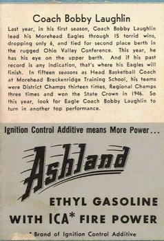 1955 Ashland / Aetna Oil #NNO Bobby Laughlin Back