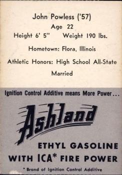 1955 Ashland / Aetna Oil #NNO John Powless Back