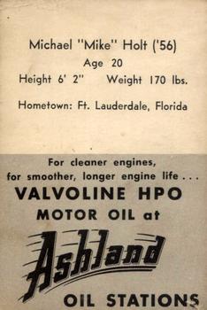 1955 Ashland / Aetna Oil #NNO Michael Holt Back