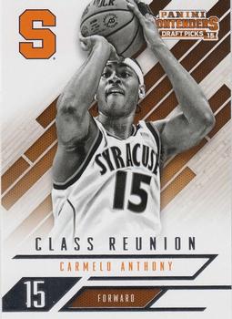 2015 Panini Contenders Draft Picks - Class Reunion #4 Carmelo Anthony Front