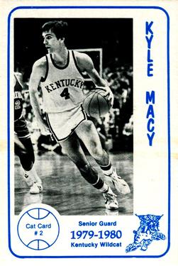 1979-80 Foodtown Kentucky Wildcats #2 Kyle Macy Front