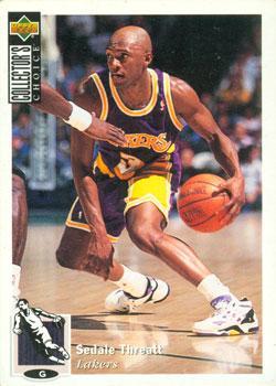 1994-95 Collector's Choice Japanese #68 Sedale Threatt Front