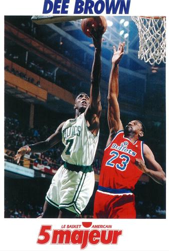 1991-93 5 Majeur Magazine France #NNO Dee Brown Front