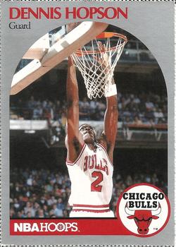 1990 Hoops Team Night Chicago Bulls #NNO Dennis Hopson Front