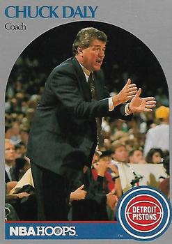 1990 Hoops Team Night Detroit Pistons #NNO Chuck Daly Front