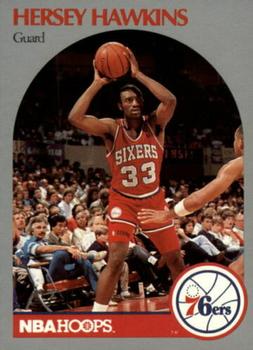 1990 Hoops Team Night Philadelphia 76ers #NNO Hersey Hawkins Front