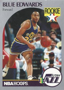 1990 Hoops Team Night Utah Jazz #NNO Blue Edwards Front