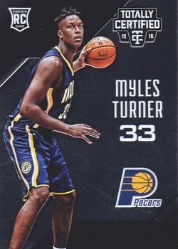 2015-16 Panini Totally Certified #182 Myles Turner Front