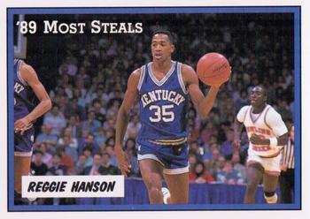 1988-89 Kentucky Wildcats Big Blue Awards - Perforated #16 Reggie Hanson Front