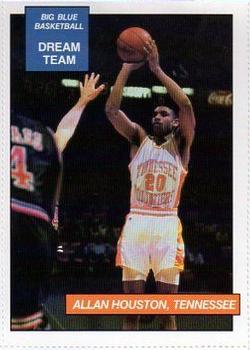 1990-91 Kentucky Wildcats Big Blue Magazine Dream Team/Award Winners - Perforated #20 Allan Houston Front