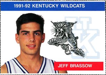1991-92 Kentucky Wildcats Big Blue Magazine Double - Perforated #4 Jeff Brassow Front