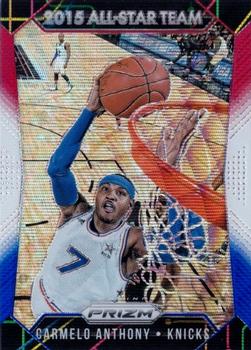 2015-16 Panini Prizm - Red, White & Blue Prizms #351 Carmelo Anthony Front