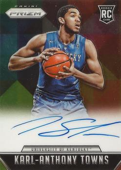 2015-16 Panini Prizm - Rookie Signatures #RS-KAT Karl-Anthony Towns Front