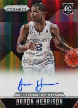2015-16 Panini Prizm - Rookie Signatures Prizms #RS-AAH Aaron Harrison Front