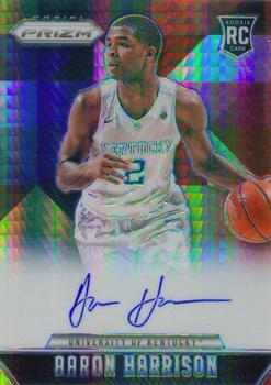2015-16 Panini Prizm - Rookie Signatures Hyper Prizms #RS-AAH Aaron Harrison Front
