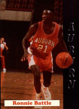 1992-93 Auburn Tigers #5 Ronnie Battle Front